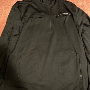 OGIO Black Lightweight Half-Zip Jacket